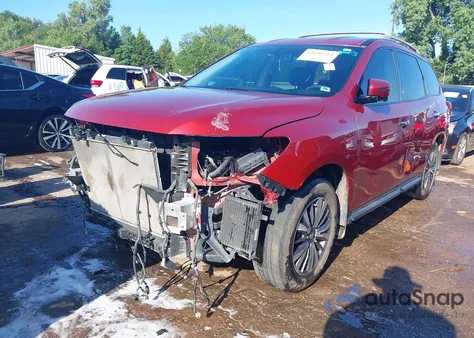 2017 Nissan Pathfinder Sl из США, поврежденный, VIN 5N1DR2MN2HC905094